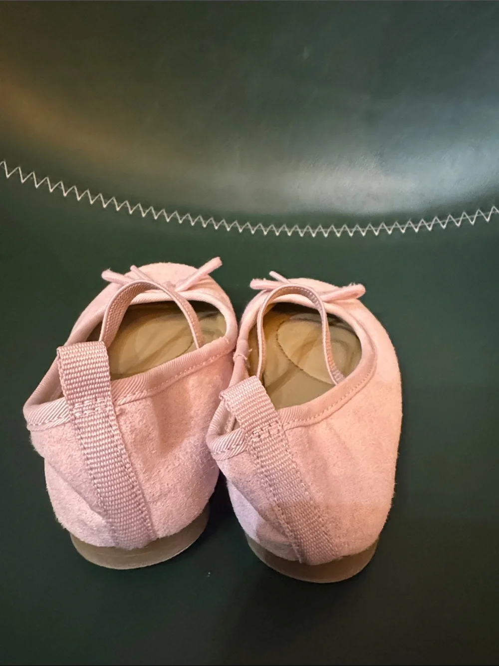 GAP Girls Light Pink Mary Jane Flats with Bow (8T)
